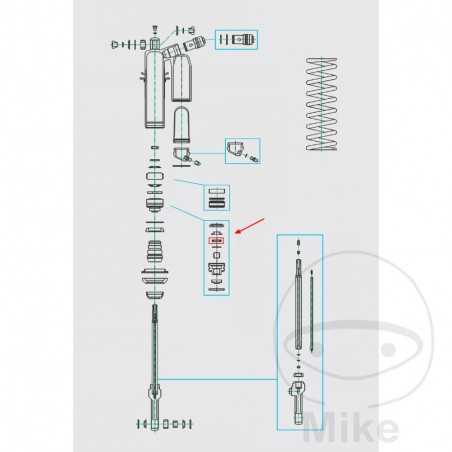 KAYABA shock absorber gasket for motorcycle 773.11.81