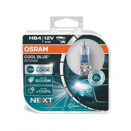OSRAM Juego 2 bombillas halogenas COOL BLUE INTENSE HB4 12V/51W 1114467