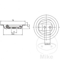 SIN MARCA Fixing ring with ring 79 MM 79 MM 338.50.93
