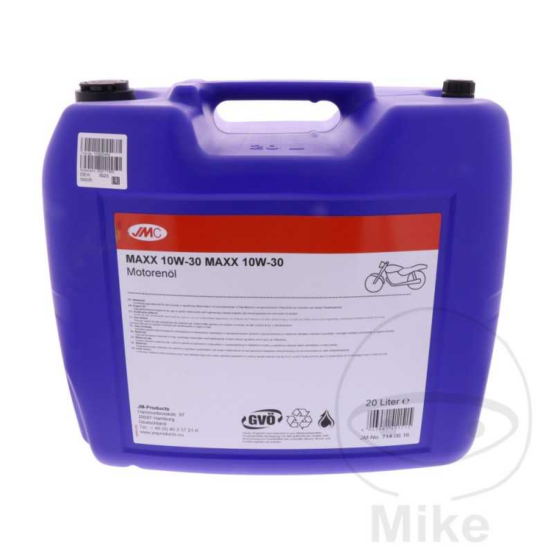 JMC Semi-synthetic motor oil for motorcycles 10W30 4T 20L 
MAXX 10W30 4T 20L 
MAXX 714.06.16