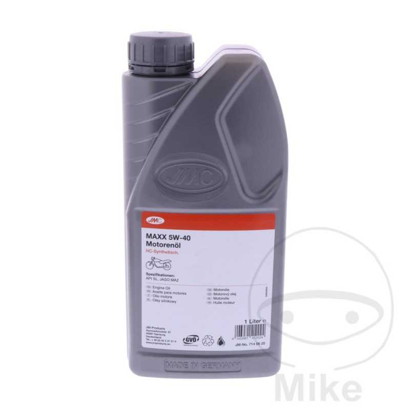 JMC Synthetic motor oil for motorcycle 5W40 4T 1L 
MAXX HC ALTN: 7140500 5W40 4T 1L 
MAXX HC ALTN: 7140500 714.06.20