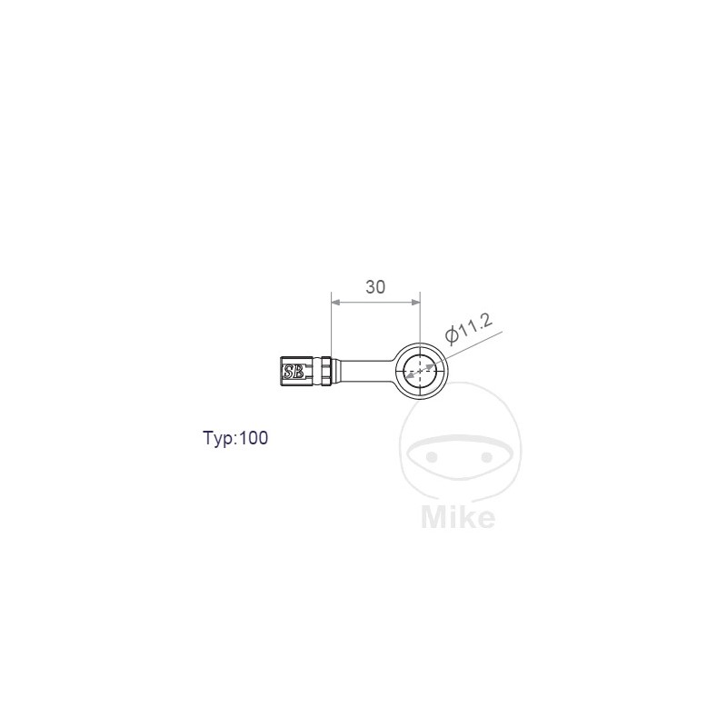 SIN MARCA Banjo for brake hose HD
TYP100 11.2 MM 0 HD
TYP100 11.2 MM 0 757.02.80