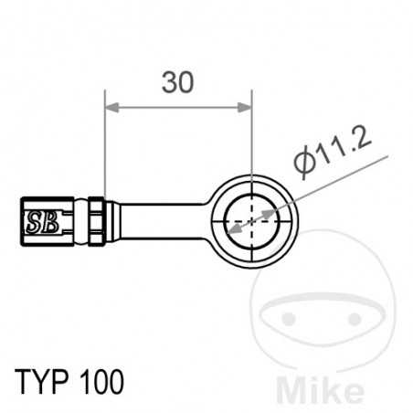 SIN MARCA Banjo para latiguillo de freno HD
TYP100 11.2 MM 0 757.18.70