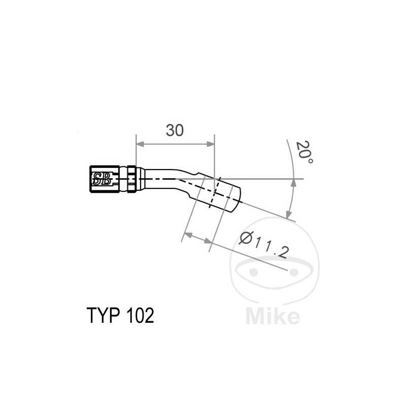SIN MARCA Banjo para latiguillo de freno HD
TYP102 11.2 MM 20 757.18.88