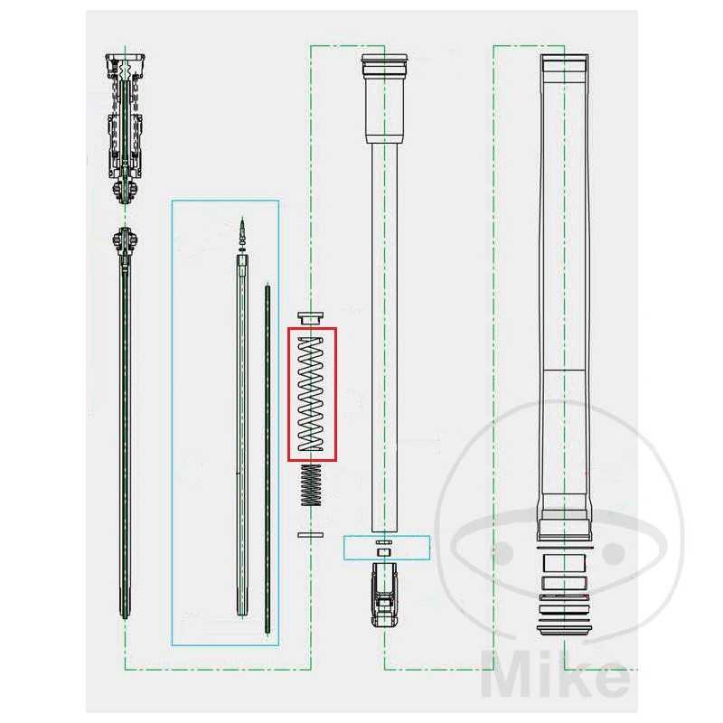 KAYABA Spare spring for suspension fork 773.11.36