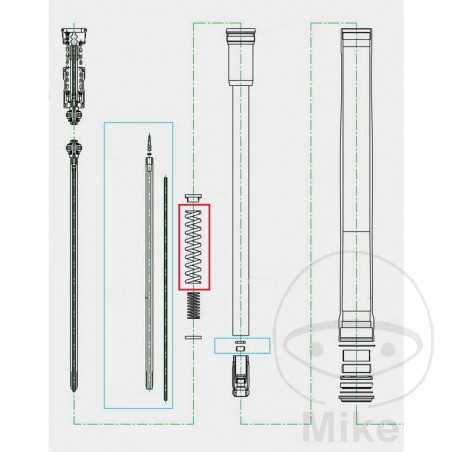 KAYABA Spare spring for suspension fork 773.11.36