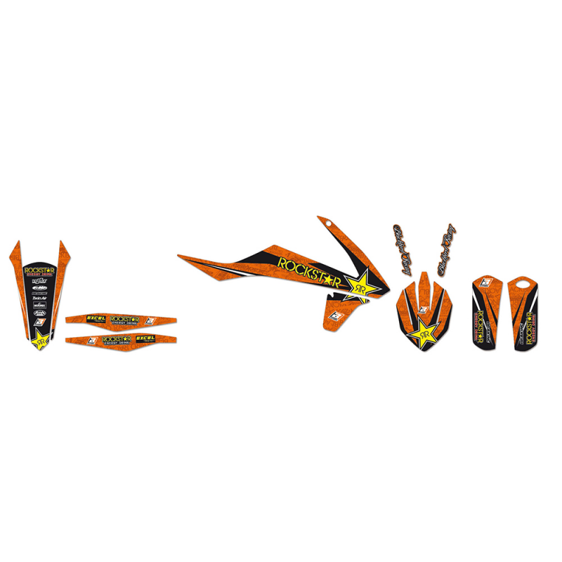 BLACKBIRD RACING Kit de adhesivos Rockstar Energy 2541L 89853