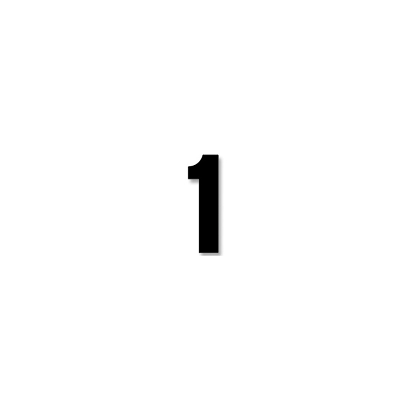 BLACKBIRD RACING Numeros Carrera Negro - Pack de 3 Uds Crystal 5027/20/1 38972