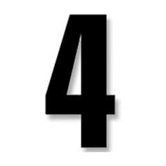 BLACKBIRD RACING Numeros Carrera Negro - Pack de 3 Uds Crystal 5027/20/4 38975