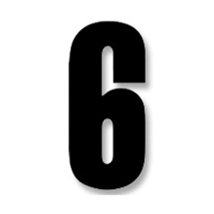 BLACKBIRD RACING Numeros Carrera Negro - Pack de 3 Uds Crystal 5027/20/6 38977