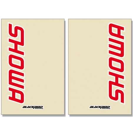 BLACKBIRD RACING Kit gráfico de horquilla transparente Showa Crystal 38996