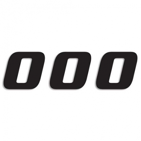 BLACKBIRD RACING Career numbers pack 3u PVC 5049/20/0 pack 3u PVC 5049/20/0 39048