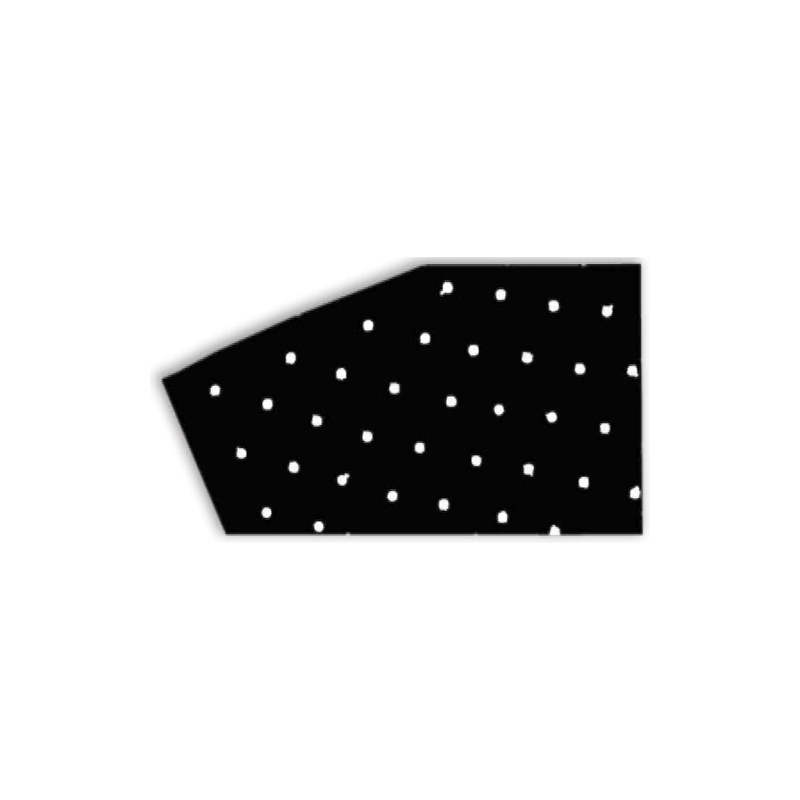BLACKBIRD RACING Adhesive backing for breathable black dorsal - Pack 3u 5052/20 - Pack 3u 5052/20 39062