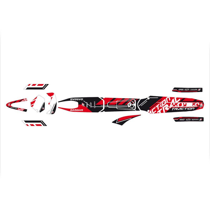 BLACKBIRD RACING Kit adhesivos pegatinas Trial 2T08E 41690