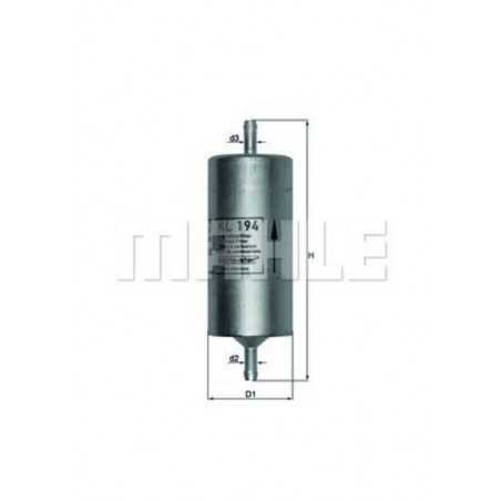 JMP FILTER, GASOLINE MAHLE 8 MM MAHLE 8 MM 52400017