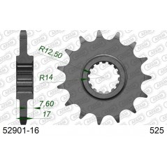 AFAM Standard steel pinion 52901 525 52901 525 1077105003