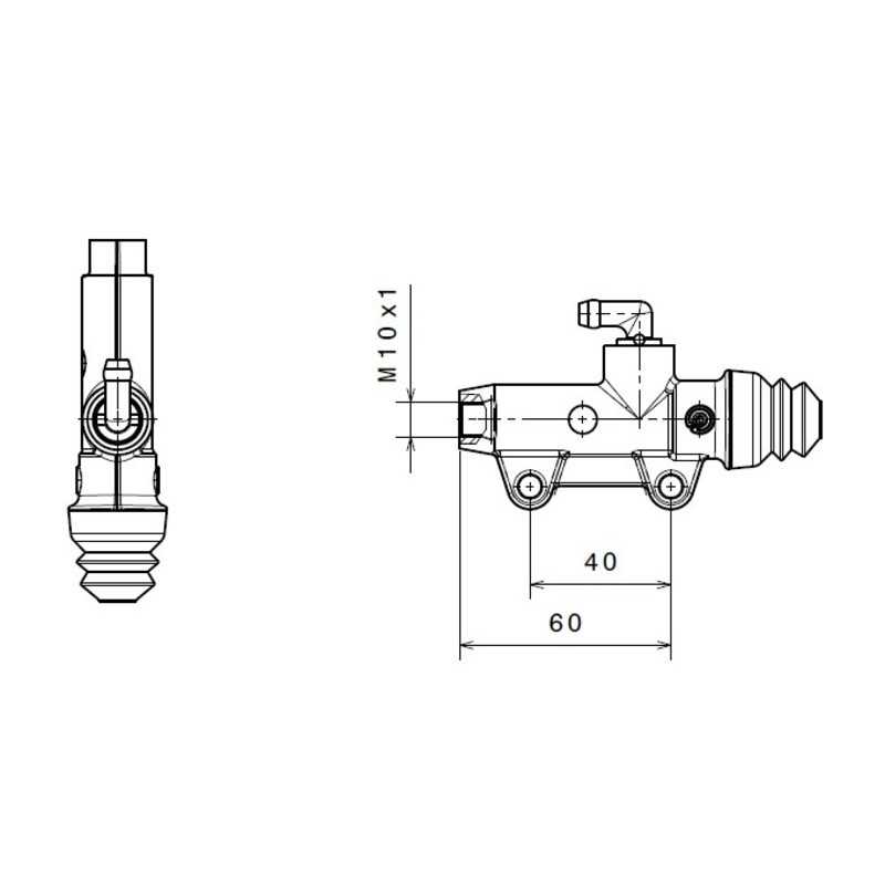 BREMBO Bomba de freno trasero Ø11 MM 1090737