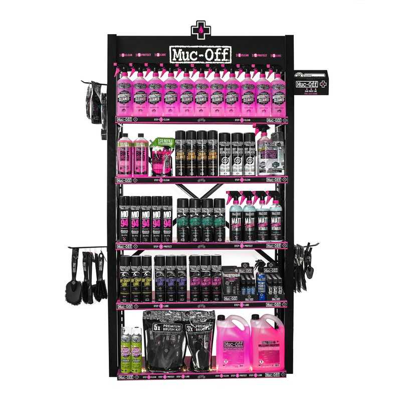 MUC-OFF Double display for motorcycle cleaning products BOX1 BOX1 1103569