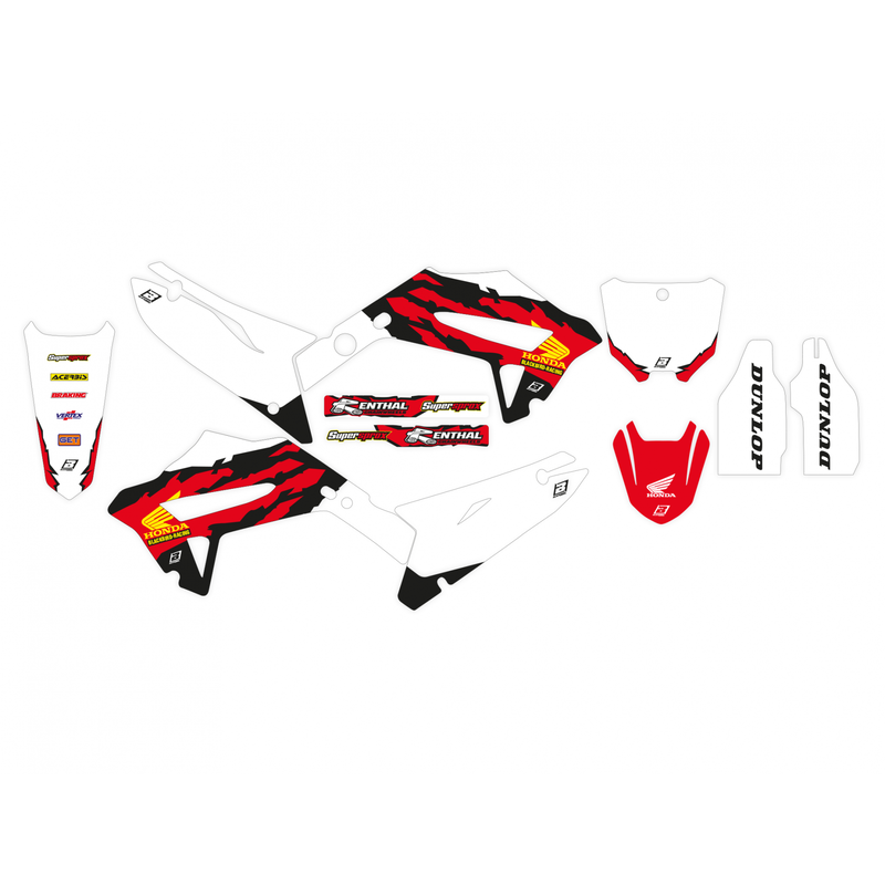 BLACKBIRD RACING Kit stickers stickers for motorcycle RETRO RETRO 1118209