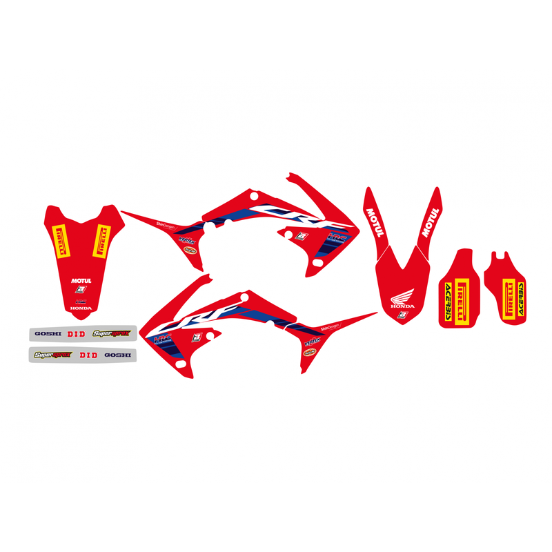 BLACKBIRD RACING Kit stickers stickers for motorcycle REPLICA TEAM HRC 22 REPLICA TEAM HRC 22 1118210