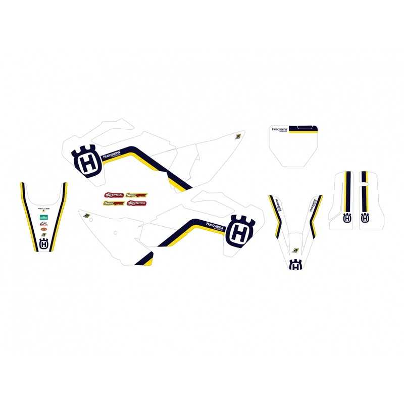 BLACKBIRD RACING Kit adhesivos pegatinas para moto RETRO 1118215