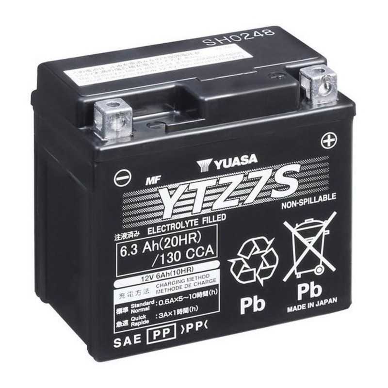 YUASA Factory activated maintenance free battery YTZ7V FA 1121581