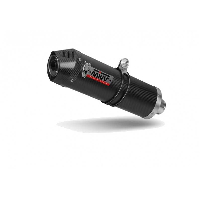 MIVV Escape moto posicion STANDARD SPORT SLIP-ON OVAL CARBON WITH CAP B.008.LEC