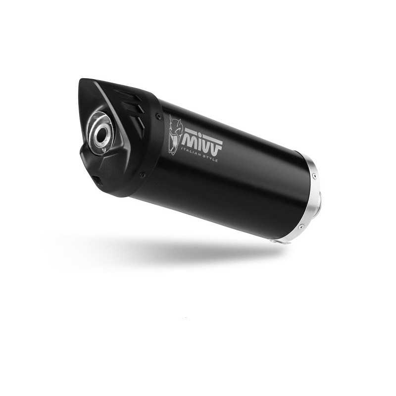 MIVV Escape moto posicion STANDARD MOVER SLIP-ON BLACK INOX MV.YA.0001.LV