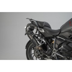 SW-MOTECH Maletas laterales de aluminio + soportes bombín escape TRAX ADV 45/37L - PRO AKRAPOVIC KFT076647200VAR