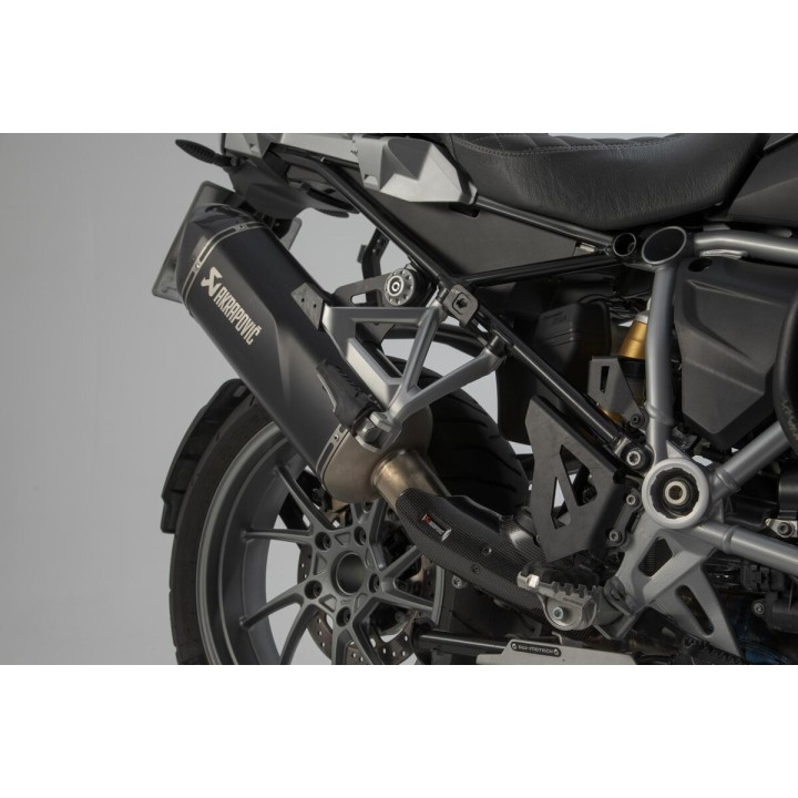 SW-MOTECH Maletas laterales de aluminio + soportes bombín escape TRAX ADV 45/37L - PRO AKRAPOVIC KFT076647200VAR