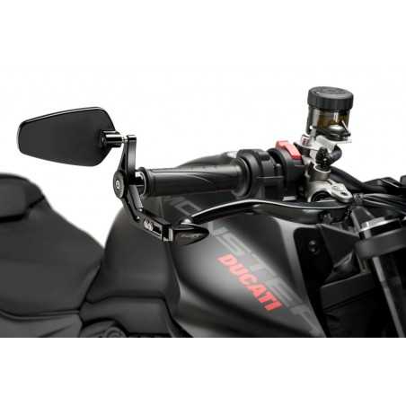 PUIG Brake lever protector with mirror PRO PRO 21440
