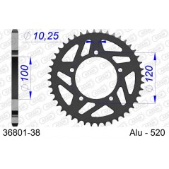AFAM CORONA PLATO TRANSMISION TRASERO ALUMINIO 36801-38 520 405759185