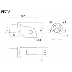 RIZOMA Kit montaje estriberas ∅18 MM PE708