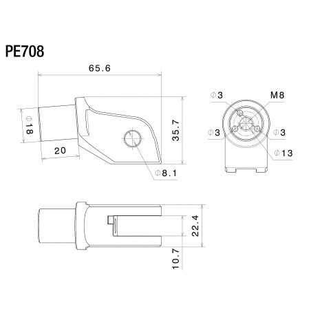 RIZOMA Kit montaje estriberas ∅18 MM PE708