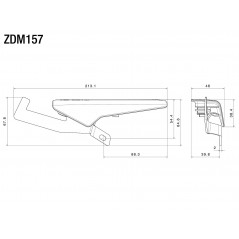 RIZOMA Protector de cadena para moto ZDM157