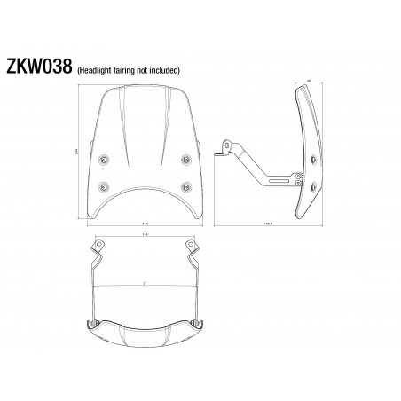 RIZOMA Dome mounting kit ZKW038
