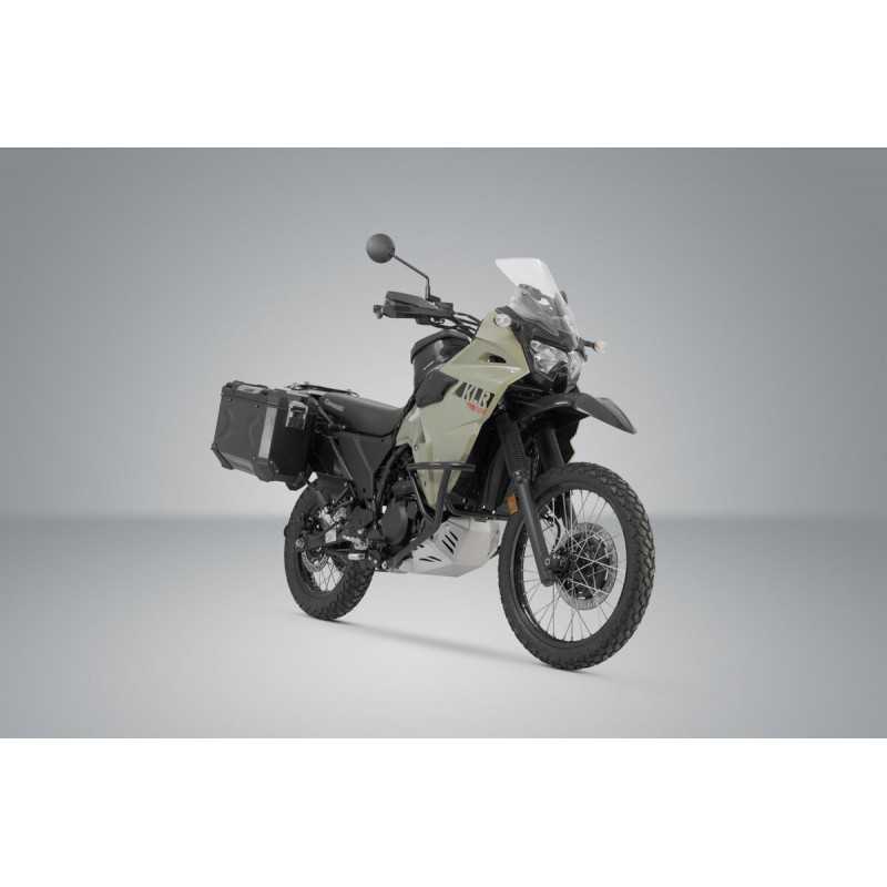 SW-MOTECH Aluminum side cases + supports cylinder TRAX ADV 45/37L - PRO KFT08990700VAR