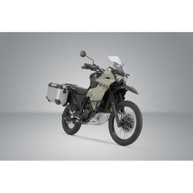 SW-MOTECH Aluminum side cases + supports cylinder TRAX ADV 45/37L - PRO KFT08990700VAR