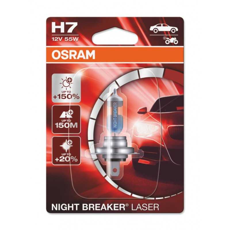 OSRAM LÁMPARA BOMBILLA H7 PX26D 12V-55W NIGHT BREAKER LASER 404207010