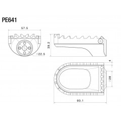 RIZOMA Footrest kit ESCAPE PE641