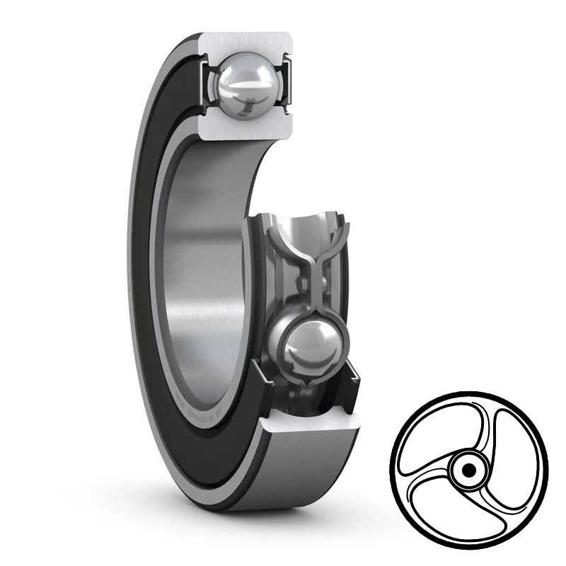 SKF RODAMIENTO DE RUEDA 6004-2RSH / C3 - 20X42X12 408351755