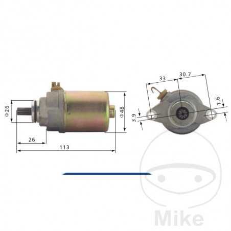 JMP STARTING MOTOR 700.04.96