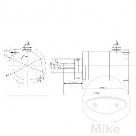 JMP STARTING MOTOR 700.10.67