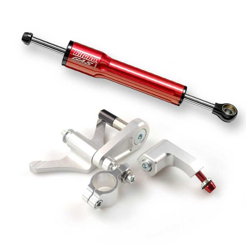 BITUBO Amortiguador de dirección rojo KIT090A1 59741
