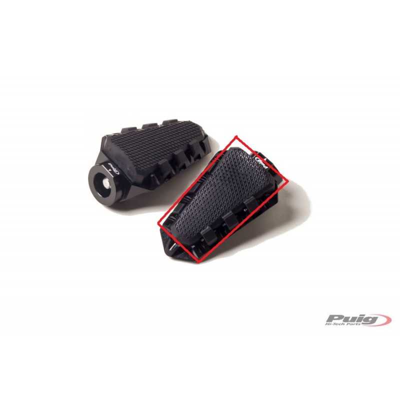 Hi-tech trail rubber parts for footrests