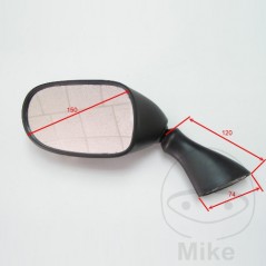 JMP black left wing mirror 713.01.49