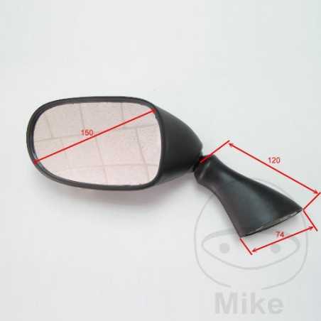 JMP Espejo retrovisor izquierdo negro 713.01.49