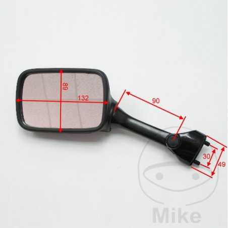 JMP black left wing mirror 713.01.80
