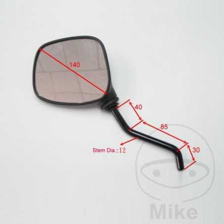 JMP Black right rear view mirror 713.38.53