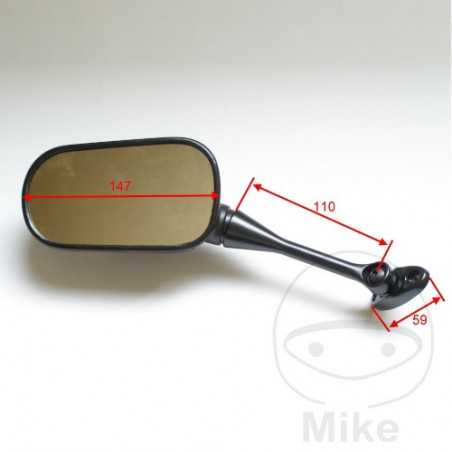 JMP black left wing mirror 713.03.47